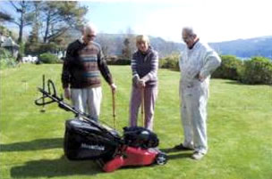  Fowey's new mower 2007 