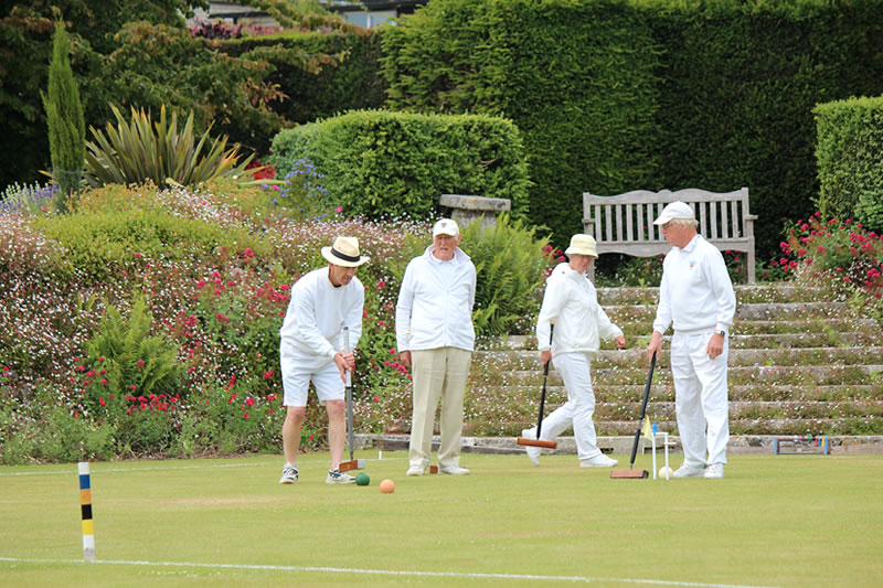 Final doubles, Kingston Maurward knocking Cornwall's pink away